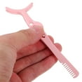 thumbnail image 4 of WEUVEB 4Pcs Lash Tweezers Stainless Steel Eyelash Applicator with Comb Assorted Color for Makeup Artists, 4 of 8
