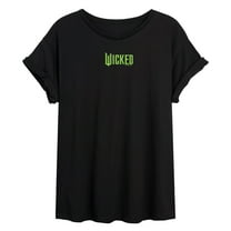 Wicked - Green Logo - Women's Oversized Graphic T-Shirt