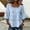 Light Blue, variant on Cotton Linen Shirts 3/4 Sleeve for Women,lace Trim Lace Trim Blouse Flowy Tops for Women Plus Size Gauze Shirts for Women Womens Gauze Tops Summer Basic Blouse Square Neck,Black,L