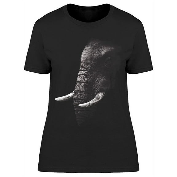 African Elephant Up Close T-Shirt Women -Image by Shutterstock, Female 3X-Large