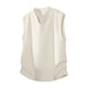 thumbnail image 2 of Camiseta sin mangas de cuello redondo para hombre, blusa informal de verano a la moda de color liso sin mangas con cuello redondo para hombre, 2 of 7