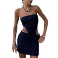 thumbnail image 2 of Txlixc Vestido de chaqueta tubular de estilo femenino Txlixc moda, 2 of 5