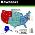thumbnail image 4 of NEW 2018 - 2023 GENUINE KAWASAKI NINJA 400 / Z400 LIME GREEN SEAT COWL, 4 of 4