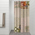 thumbnail image 2 of Pioneer Flower Floral Print Pattern Shower Curtain 36"x72" ,Bathroom Decorative Shower Curtains Set with 12 Hooks,Modern Waterproof Washable Shower Curtain, 2 of 6