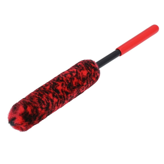 Scratch Free Microfiber Deep Tires Cleaning Brushes with Detailing Brush,Universal Wheel Wash Brush Portable Tire Brush Car Cleaning Brush for Vehicle Motorcycle Bicycle Tire Fenders