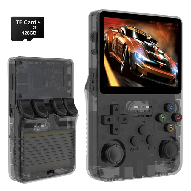 Reproductor Videojuegos Clásico R36S Linux Regalo para Con Pantalla IPS 3 5 Pulgadas