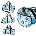 Ice Hockey Duffle Soccer Bag 17.7" Sports Travel Tote with Interior