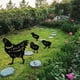 thumbnail image 4 of Adornos De Jardín De Pollo Negro, Pollito Acrílico Ahuecado Decoración De Jardín Decoración Negra Inserciones De Pollo para Patio Césped Decoración Familiar Al Aire Libre 4 Piezas Pollito C, 4 of 5