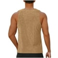 thumbnail image 3 of Mens Sparkly Tank Tops, Sleeveless Shirts for Men Summer Fashion Loose Fit Shiny Solid Color Crewneck Workout Tees, 3 of 6