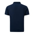 thumbnail image 4 of Huresd Mens Polo Shirts Short Sleeve Regular Fit Fashion Designed Shirt Navy XL, 4 of 7