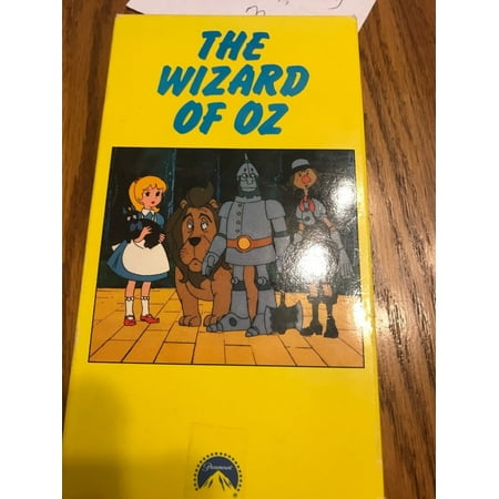 The Wizard Of Oz VHS Animated Version Ships N 24h