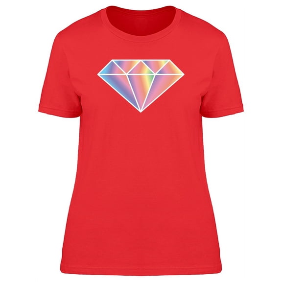 Shiny Diamond T-Shirt Women -Image by Shutterstock, Female Small