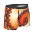 thumbnail image 4 of Uemuo Orange Rotating Pattern Men's Boxer Briefs,Trunk Anti-Chafing,Comfortable, Durable, and Stylish Underwear-, 4 of 9
