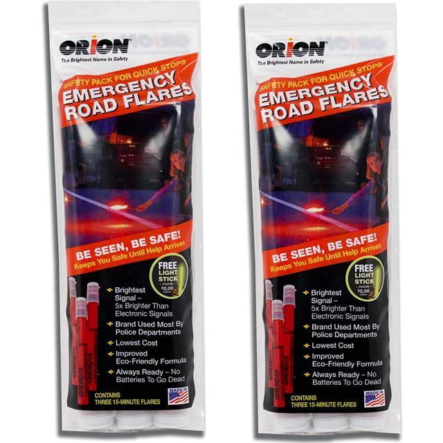 ORION Safety Products 15 Minute Road Flares (1 Pack of 3 Flares) 2
