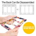 thumbnail image 4 of Yayeee Rocker Switch Wall Plate 2-Gang 4.7"x4.6" Home Decorative Outlet Cover, Art Geometric, 4 of 6