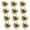 Gold, variant on RBCKVXZ 12Pcs 15cm/5.9" Christmas Flowers with Clips Glitter Christmas Tree Ornaments for Xmas Wedding Party Wreath Decoration Clearance