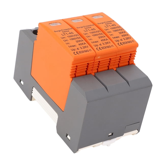 Protector Contra Sobretensiones De Corriente Continua, Montaje En Riel De 35 Mm Diseño Eficiente Protector Contra Sobretensiones Dispositivo De Protección Contra Sobretensiones