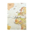 thumbnail image 4 of Unique Bargains 1 Pc Passport Holder Durable Map Design Document Holder for Travel Yellow White, 4 of 5