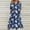 04Multicolor, variant on Boho Dress Floral Dress for Women Summer Casual Round Neck Short Sleeve Zipper Folding Floral Printed Dresses Multicolor 2X