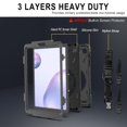 thumbnail image 4 of Étui de Protection en Silicone Rotatif pour Ipad Pro 12.9 2018 avec Sangle pour Prévention des Chutes, 4 of 5