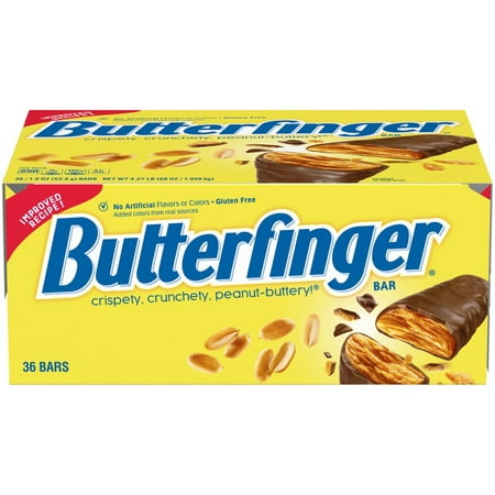 Butterfinger Chocolate Candy Bar, 1.9 Oz 36 Ct