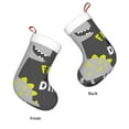 thumbnail image 3 of Naloa Cute Dinosaur Christmas Stockings Decorations, Xmas Ornaments, DIY Personalized Farmhouse Decor for Home Family Party Tree, 3 of 7