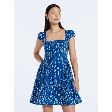 Scoop Women's Square Neck Mini Dress, Sizes XS-XXL