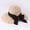 White, variant on CHENge Women's Korean Style Wide Brim Straw Sun Hat Floppy Beach Cap for Summer Outdoor