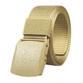 thumbnail image 2 of YAOBAMM Ceinture en Nylon Respirant pour Hommes Ceinture Sans Métal avec Sangle en Nylon Design Réglable Sans Trou pour Randonnée Course Accessoires de Costume de Pompier, 2 of 7