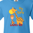thumbnail image 4 of Inktastic My Nana Loves Me Giraffe Youth T-Shirt, 4 of 5