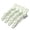 Checkered, variant on FRAMAR Pastel Alligator Hair Clips 10 Pack - Professional Styling Clips for Hair, Salon Quality Plastic Alligator Clips