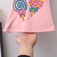thumbnail image 4 of Amidoa Girls 2 Piece Outfits Summer Clothes Short Sleeve Soft T Shirts and Casual Shorts Kids Clothing Sets Pink Size 4T, 4 of 5