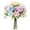 Purple+Blue+Pink+White, variant on Spencer 4 Pack Artificial Silk Peony and Hydrangea Mixed Flower Bouquet Real Touch Fake Flowers for Wedding Valentine's Day Party Festival Decor