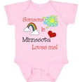 thumbnail image 3 of Inktastic Someone in Minnesota Loves Me Boys or Girls Baby Bodysuit, 3 of 5