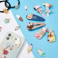 thumbnail image 5 of 56PCS Food Theme Flatbacks Resin Slime Beads 28 Styles Ice Lolly Ice Cream Resin Charms with Flatback for DIY Craft Making and Ornament Scrapbooking, 5 of 9