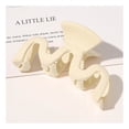 thumbnail image 2 of Pinces à Cheveux pour Filles Couleur Unie Acrylique Forme Ondulée Accessoires Cheveux Requin pour Filles Multicolore, 2 of 2