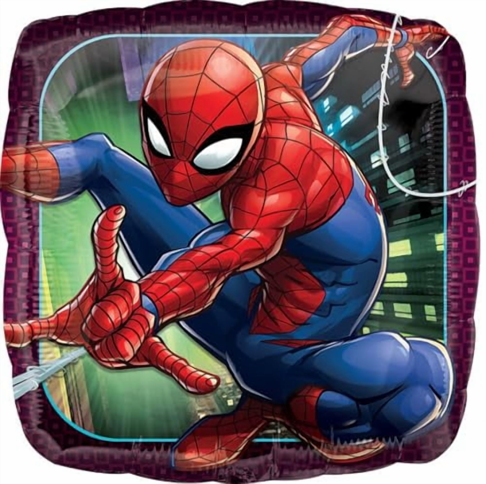 Spider-Man Birthday Party Supplies Airloonz Balloon Bouquet Decorations