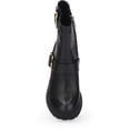 thumbnail image 2 of Kenneth Cole New York Womens Rhode Buckle Zipper Mid-Calf Boots, 2 of 3