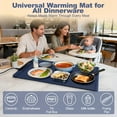 thumbnail image 2 of Electric Warming Tray, Warming Mat for Food , Portable Large Food Warmers Mat for Buffets Parties,Full Surface Fast Heating,6 Temperature Setting,Auto Shut-Off, 2 of 10