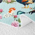 thumbnail image 5 of Erosebridal Rustic Floral Twin Quilt Set,Farm Chicken Rose Twin Coverlet Set For Boys,2pcs, 5 of 7
