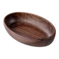 thumbnail image 3 of Bol de madera para masa, duradero, decoración del hogar, cocina, baño, multiusos, estilo rústico. Nogal negro L, 3 of 9