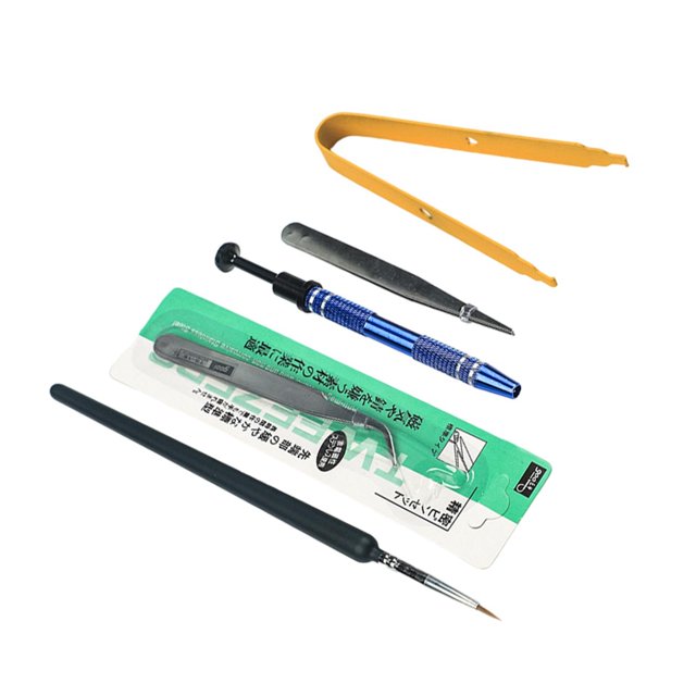 5 uds interruptor mecánico shamjiam cepillos lubricantes herramientas extractor Keycap extractor pinzas amarillo Ajuste de interruptores