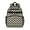 Black Beige Chevron, variant on Pink and White Checkerboard Pattern Backpack for School,Cute School Bag,Schoolbag with Adjustable Shoulder Straps & Padded Back,15.25"x11.5"x5.25"