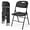 Black-4 Pack, variant on Bonnlo Folding Chairs 10/6/4/2 Pack, Heavy Duty Foldable Chair with Steel Frame, Portable HDPE Plastic Seat for Outdoor Indoor Dinning Party Wedding School- White/Black Plastic Patio Chairs