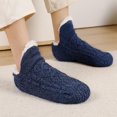 thumbnail image 2 of Unisex Fluffy Fuzzy Warm Slipper Socks for Men Women, Thick Fleece Lined Non-Slip Socks Indoor Floor, 2 of 6