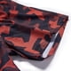 thumbnail image 4 of Pantalones cortos de baño para hombre, forro de malla con cordón elástico, bolsillo lateral, traje de baño de secado rápido para hombre, para fiesta, playa, surf, marrón, S, 4 of 6