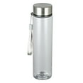 thumbnail image 4 of Mainstays 18oz Plastic Clear Water Bottle Stainless Steel Screw Cap Lid with Strap, 4 of 13