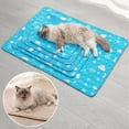 thumbnail image 6 of Self-Cooling Pet Ice Mat, Breathable Non-Slip Summer Cooling Pad for Cats Dogs, Washable Pet Sleeping Cushion, Soft Printed Cold Bed for Small Medium Large Puppy Kitten Indoor Rest, 6 of 7
