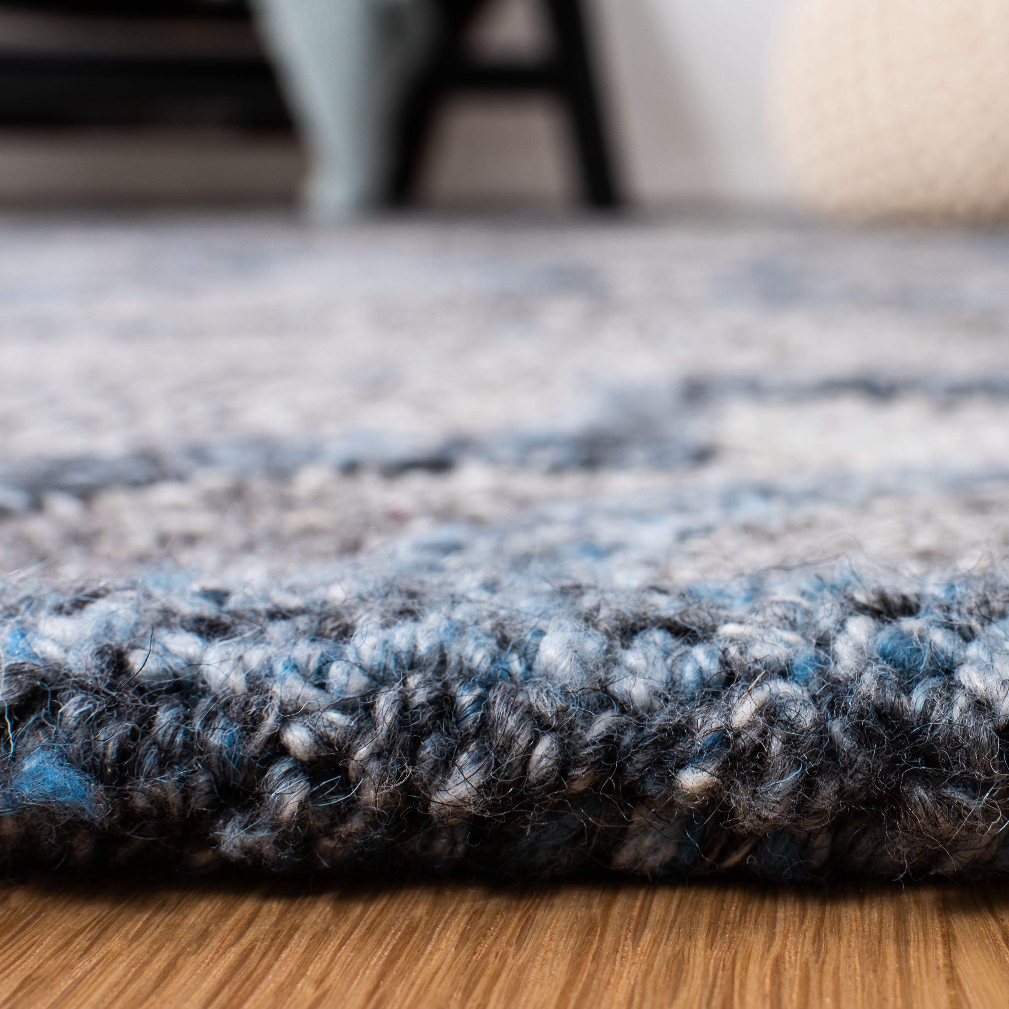 SAFAVIEH Abstract Zyana Geometric Runner Rug, Blue/Brown, 2'3" x 8'