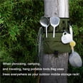thumbnail image 2 of Support de Rangement Suspendu pour Vaisselle en Plein Air avec Sangle Réglable Support de Vaisselle Léger pour Pique-Nique Barbecue Camping, 2 of 9